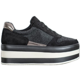 Seastar Scarpe Da Ginnastica Sulla Piattaforma nero grigio