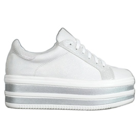 Seastar Scarpe da ginnastica sulla piattaforma della moda bianco