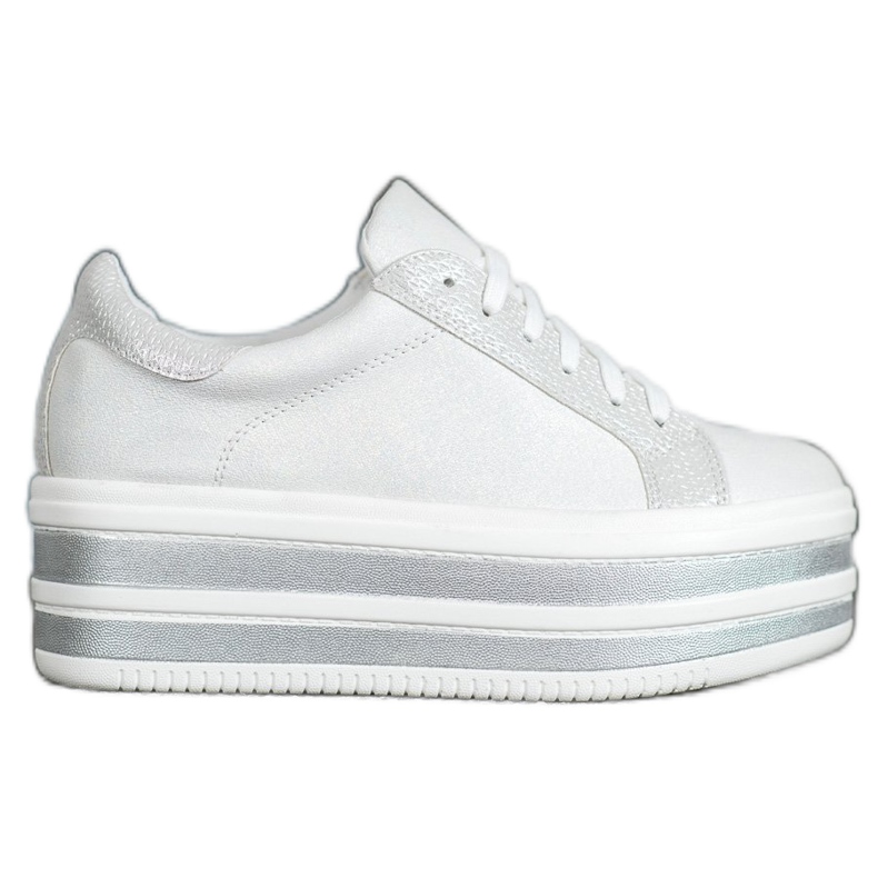 Seastar Scarpe da ginnastica sulla piattaforma della moda bianca