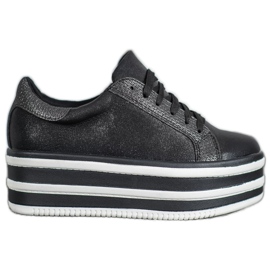 Seastar Scarpe da ginnastica sulla piattaforma della moda nero