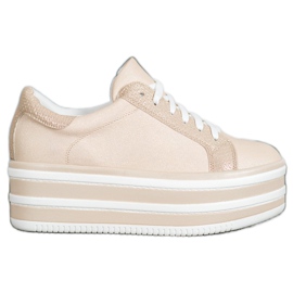Seastar Scarpe da ginnastica sulla piattaforma della moda marrone