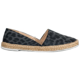 Kylie Espadrillas maculate nero