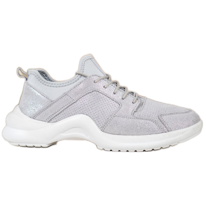 Scarpe sportive in pelle VINCEZA grigio