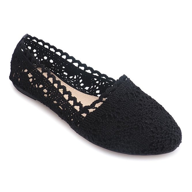 Ballerine Con Pizzo 4630 Nero