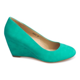 Décolleté con zeppa 99940 Verde