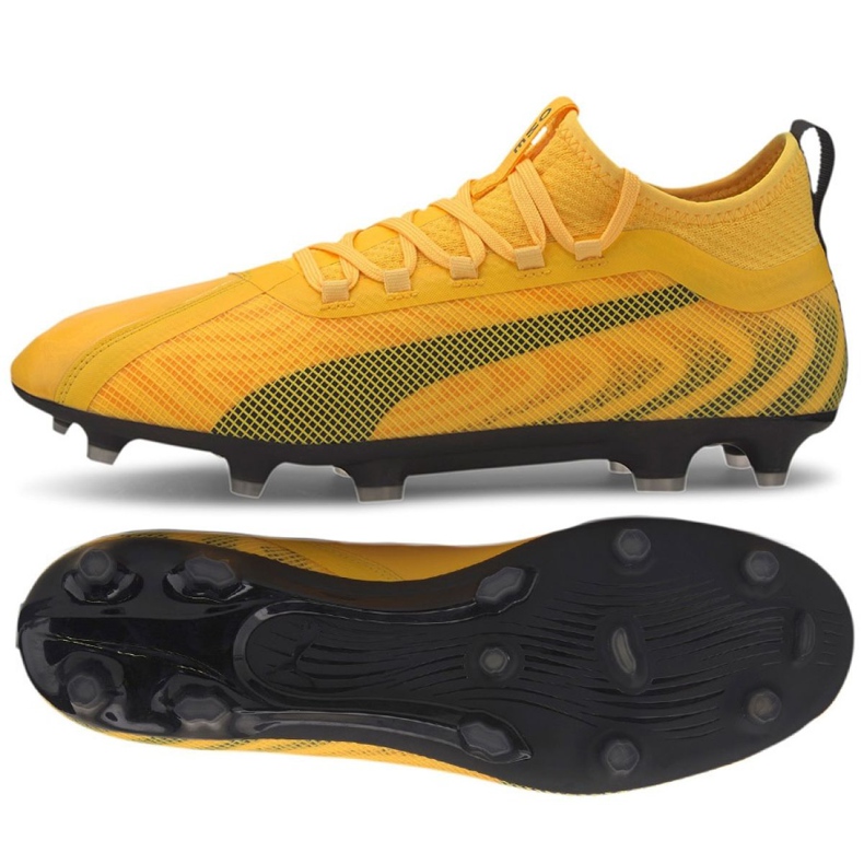 Scarpe da calcio Puma One 20.2 Fg Ag M 105823 01 giallo giallo