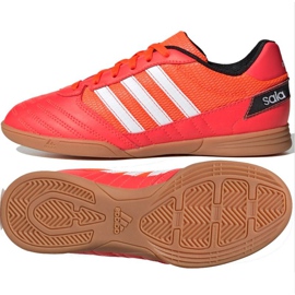 Scarpe indoor adidas Super Sala Jr FV2639 rosso arance e rossi