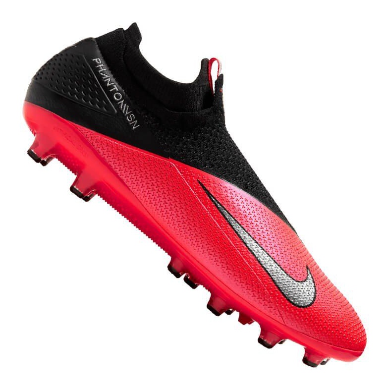 Scarpa Nike Phantom Vsn 2 Elite Df AG-Pro M CD4160-606 multicolore arance e rosse