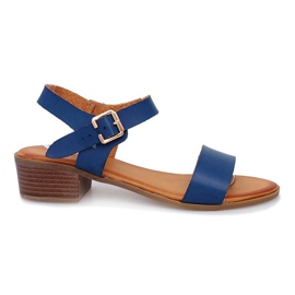 Sandali tacco alto Victorville blu