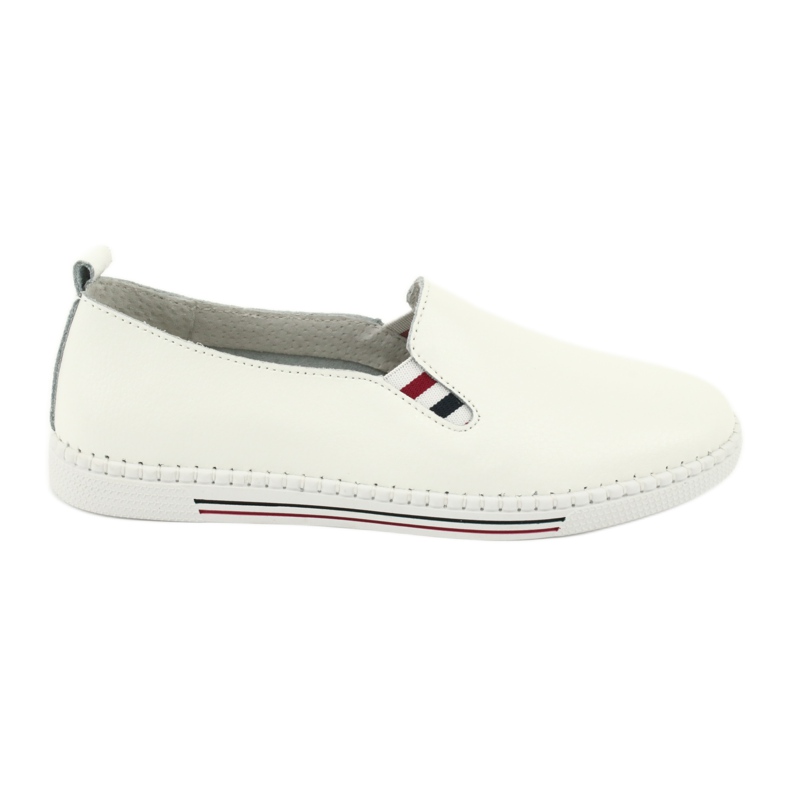 Sneakers slipon in pelle Filippo DP066 bianca