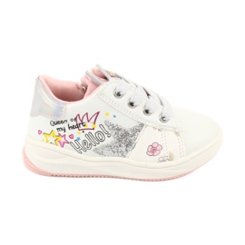 American Club Scarpe sportive per ragazze con una stella GC15 White bianco