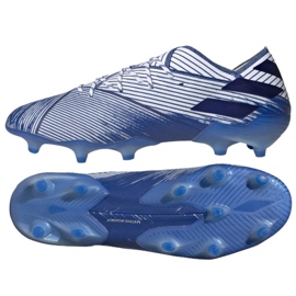 Scarpe da calcio Adidas Nemeziz 19.1 Fg M EG7324 multicolore blu