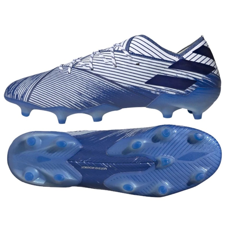 Scarpe da calcio Adidas Nemeziz 19.1 Fg M EG7324 multicolore blu