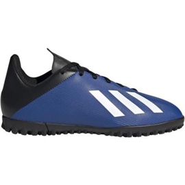 Scarpe da calcio Adidas X 19.4 Tf Jr FV4662 blu blu