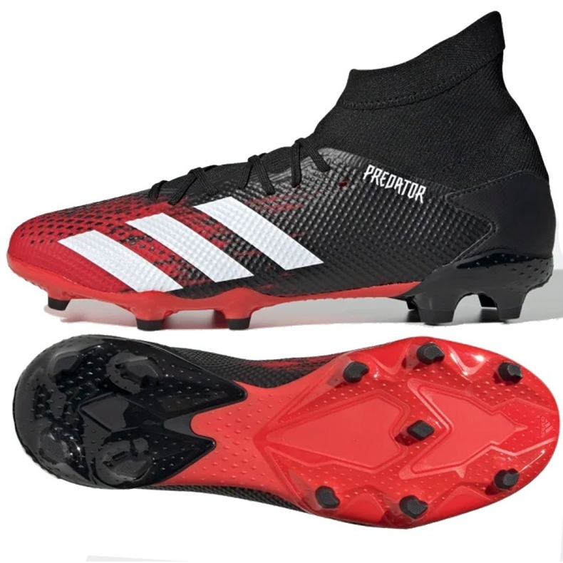 Scarpe da calcio Adidas Predator 20.3 Fg M EE9555 multicolore nero