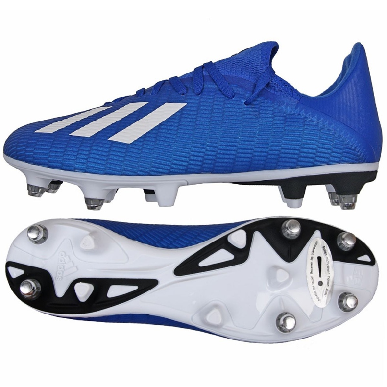 Scarpe da calcio Adidas X 19.3 Sg M EG7165 blu blu