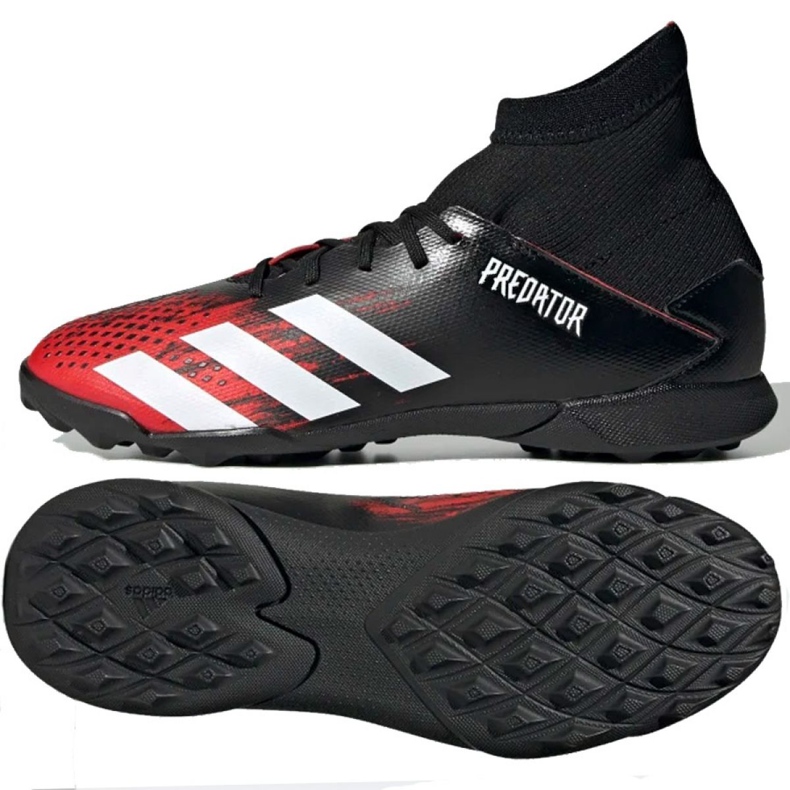 Scarpe da calcio Adidas Predator 20.3 Tf Jr EF1950 multicolore nero