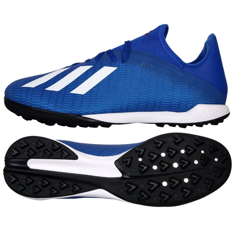 Scarpe da calcio Adidas X 19.3 Tf M EG7155 blu blu