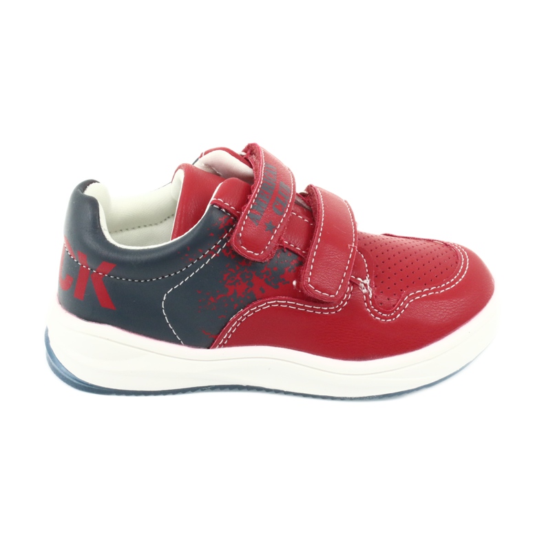 American Club Scarpe sportive in velcro rosse/blu navy rosso