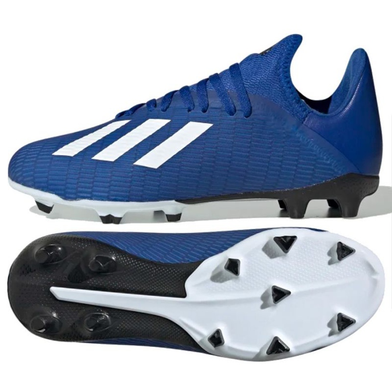 Scarpe da calcio Adidas X 19.3 Fg Jr EG7152 blu blu