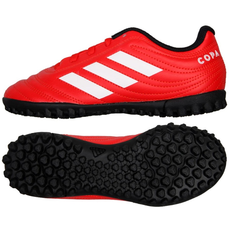 Scarpe da calcio Adidas Copa 20.4 Tf Jr EF1925 rosso rosso