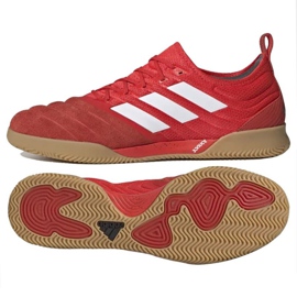 Scarpe indoor adidas Copa 20.1 In M G28623 rosso arance e rosse