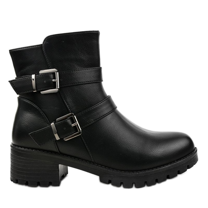 Stivali piatti neri senza isolamento ZX2802 nero