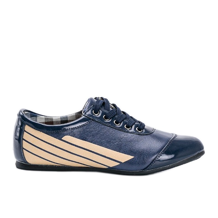 Scarpe jazz classiche blu navy 028-1