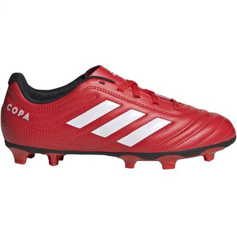 Scarpe da calcio Adidas Copa 20.4 Fg Jr EF1919 rosso arance e rosse