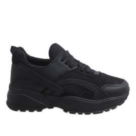 Scarpe sportive alla moda nere A88-18 nero