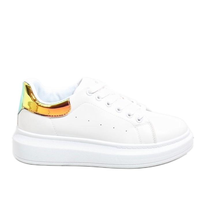 Sneakers bianche con suola spessa 7935-SP bianca