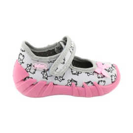 Scarpe per bambini Befado 109P198 rosa grigio