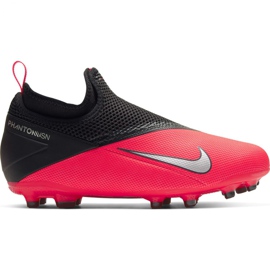 Scarpe da calcio Nike Phantom Vsn 2 Academy Df FG / MG Jr CD4059-606 rosso multicolore