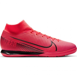 Scarpe indoor Nike Mercurial Superfly 7 Academy Ic M AT7975-606 rosso arance e rossi