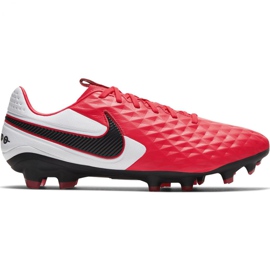 Nike Tiempo Legend 8 Pro Fg M AT6133-606 scarpe da calcio rosso arance e rosse