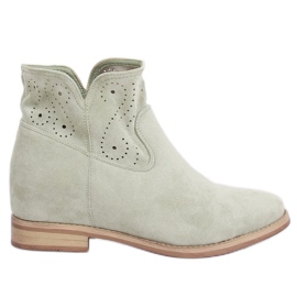 NC1000 Stivali traforati verde celadon