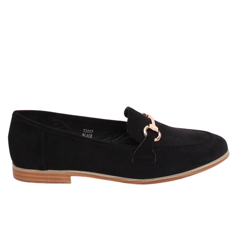 Nero Mocassini neri da donna T355P Black