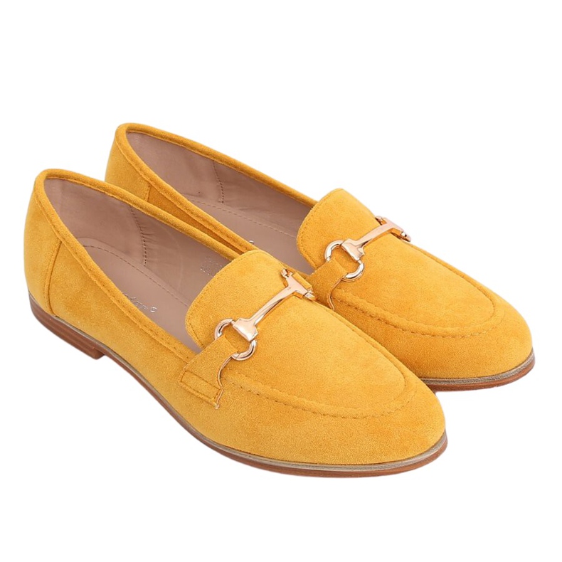 Mocassini donna miele T355P Giallo