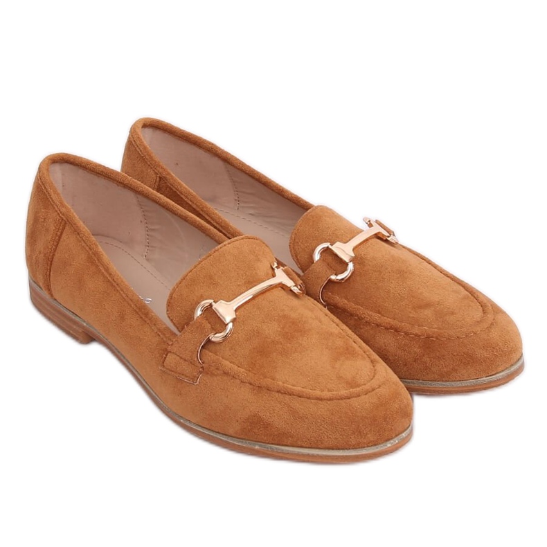 Mocassini donna cammello T355P Camel marrone