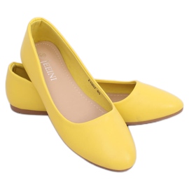 Ballerine tinta unita gialle Z1007 Giallo