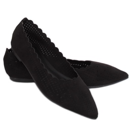 Ballerine nere traforate NK18P Black nero