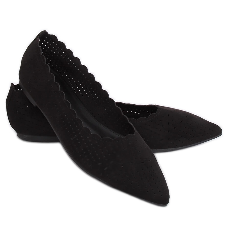 Ballerine nere traforate NK18P Black nero