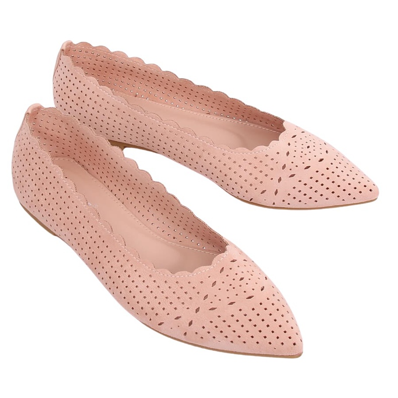Ballerine rosa traforate NK18P Pink