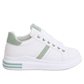 Scarpe sportive da donna bianche BL201P Green bianco