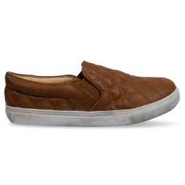 Slip On Trapuntato Slip On 9033 Camel marrone