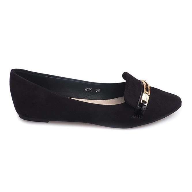 Ballerine Mocassini Con Eco-Suede N26 Nero