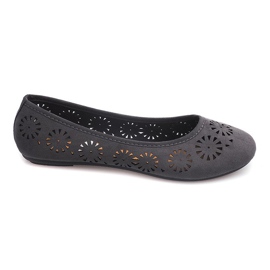 Ballerine traforate A009 Grigio