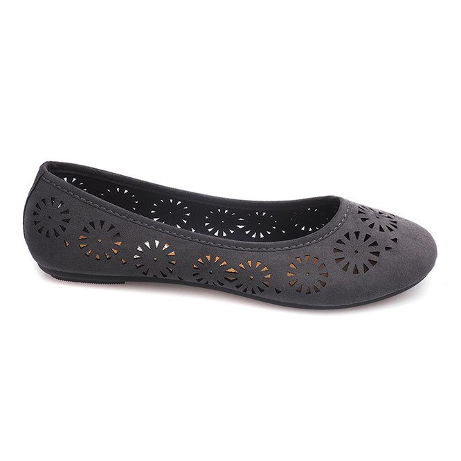 Ballerine traforate A009 Grigio