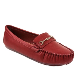 Mocassini ballerina in ecopelle rossa FM3102A rosso