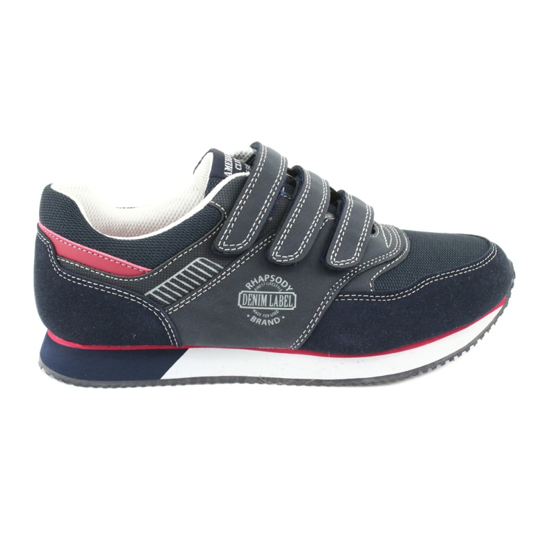 American Club Scarpe RH21 blu navy americano rosso